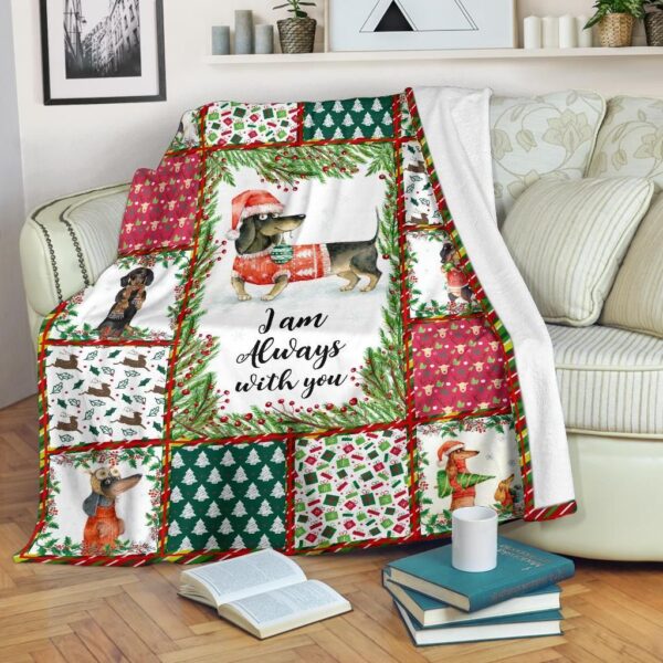 Dachshund Fleece Blanket Sherpa Blanket