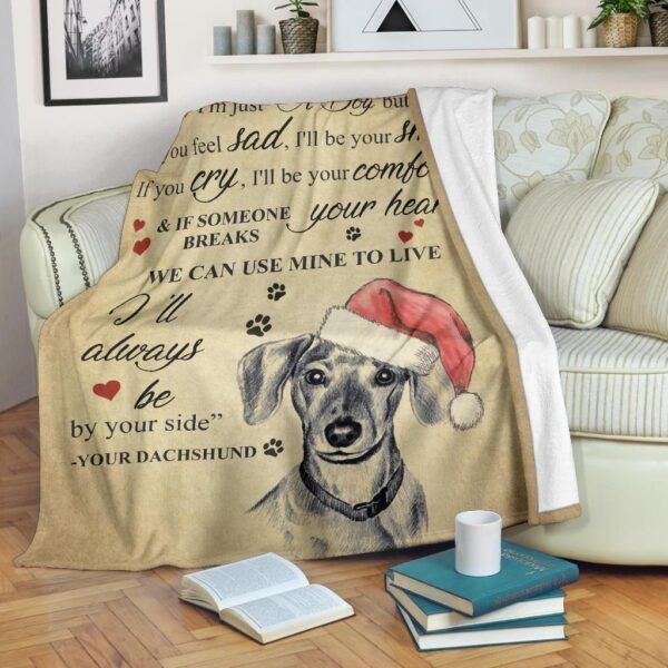 Dachshund Fleece Blanket Sherpa Blanket