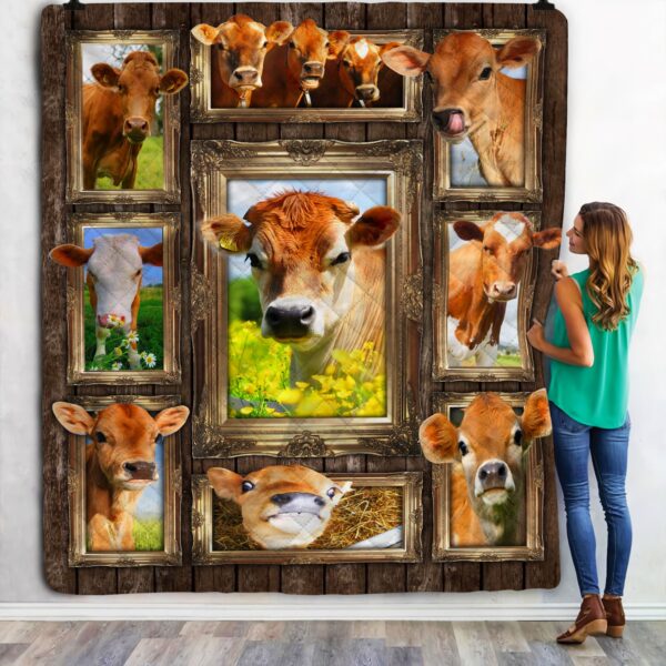 Cow Fleece Blanket Sherpa Blanket