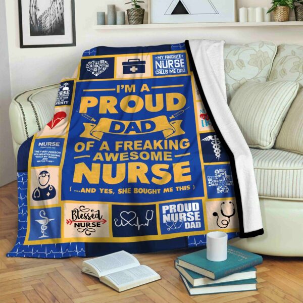 Nurse Fleece Blanket Sherpa Blanket