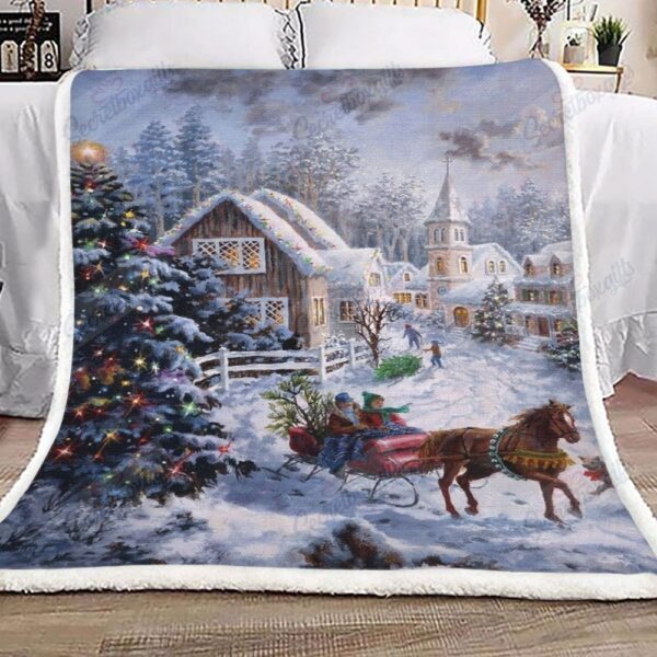 Christmas Fleece Blanket Sherpa Blanket