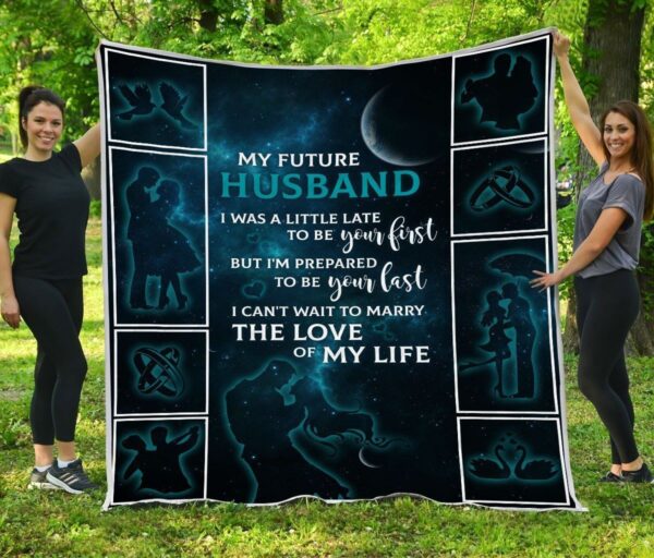 My Future Husband Fleece Blanket Sherpa Blanket