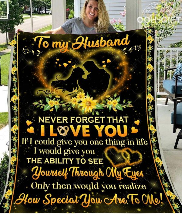Husband How Special You Are To Me Fleece Blanket Sherpa Blanket