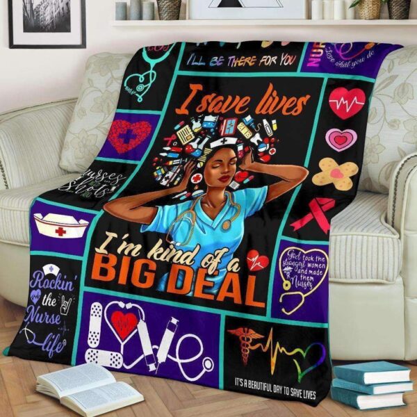 Nurse Fleece Blanket Sherpa Blanket