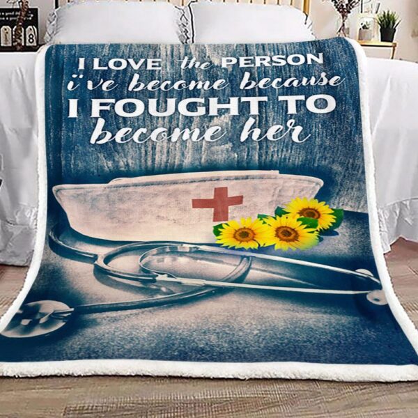 Nurse Fleece Blanket Sherpa Blanket
