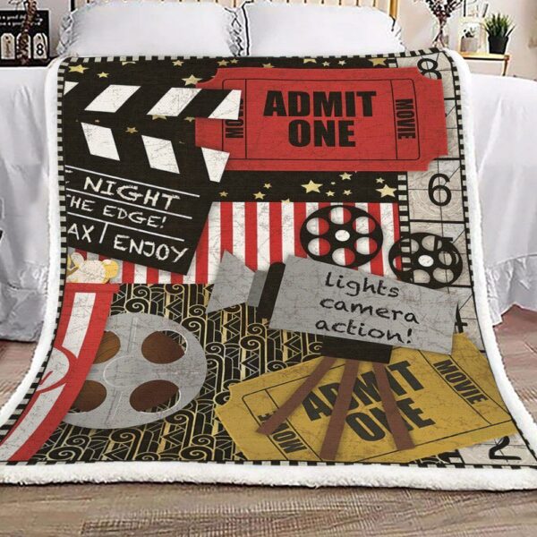Home Movie Fleece Blanket Sherpa Blanket