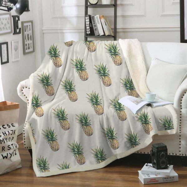 Pineapple Passion Fleece Blanket Sherpa Blanket