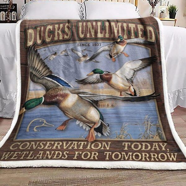 Duck Fleece Blanket Sherpa Blanket