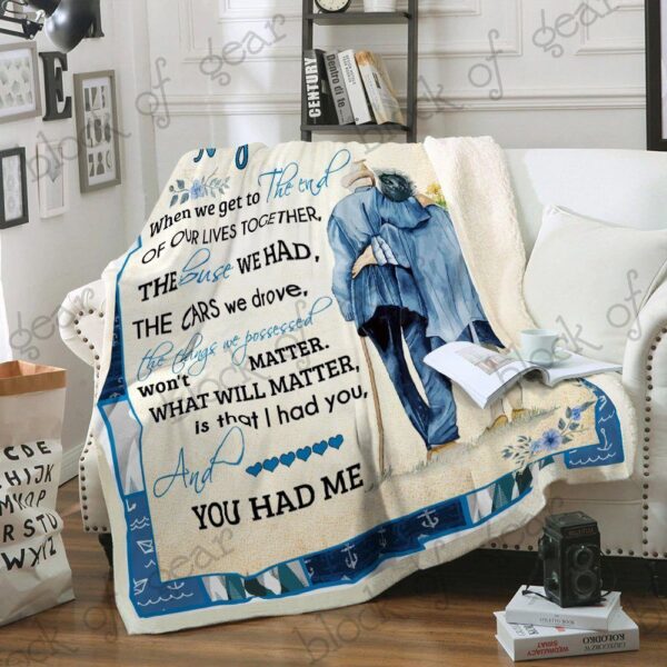 My Husband I Had You Fleece Blanket Sherpa Blanket