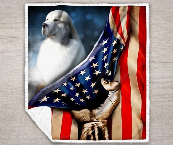 Great Pyrenees Fleece Blanket Sherpa Blanket