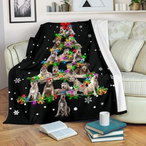 Irish Wolfhound Fleece Blanket Sherpa Blanket