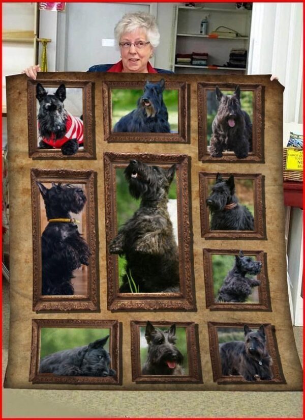Scottish Terrier Pictures Fleece Blanket Sherpa Blanket