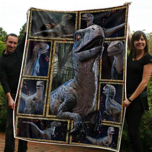 Dinosaur Fleece Blanket Sherpa Blanket