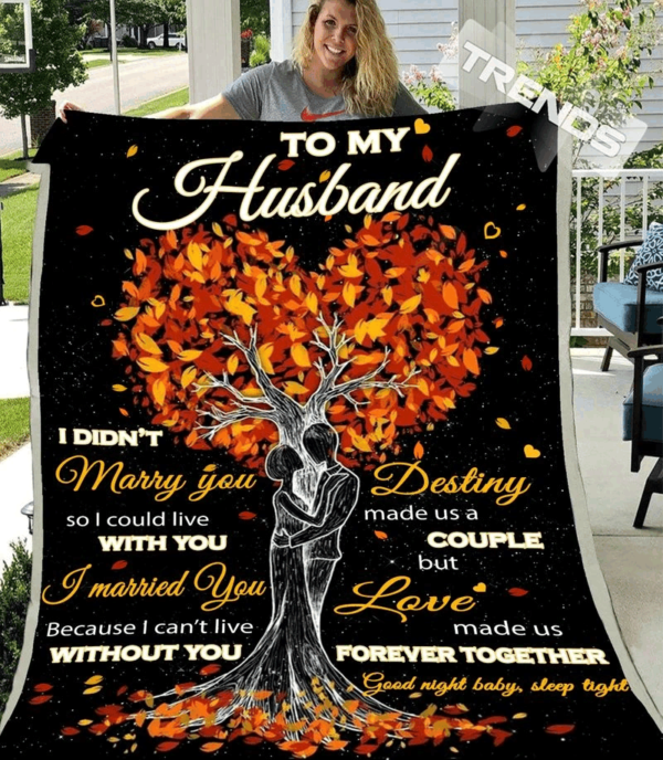 To My Amazing Husband Fleece Blanket Sherpa Blanket