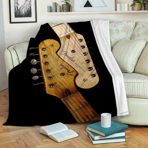 Guitar Fender Fleece Blanket Sherpa Blanket