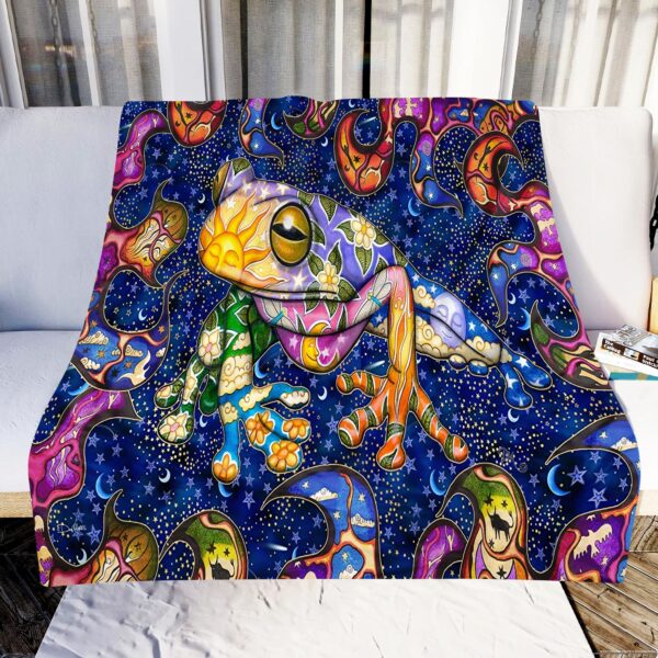 Peace Frog Tapestry Fleece Blanket Sherpa Blanket