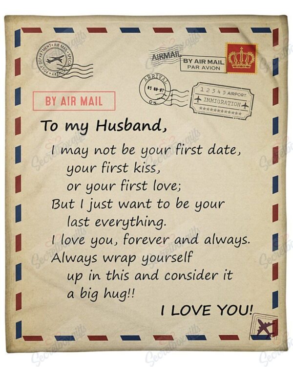 I May Not Be Your First Date To My Husband Fleece Blanket Sherpa Blanket