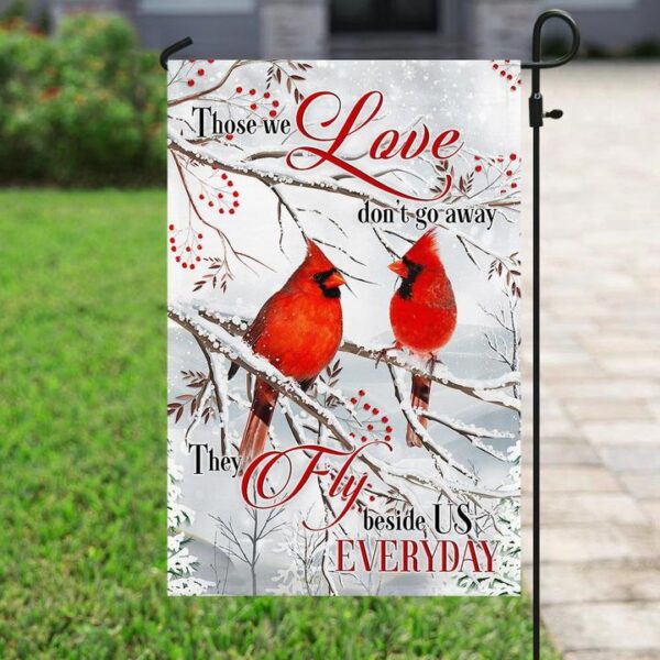 Cardinal Memorial A Big Piece Of My Heart House Flag Garden Flag