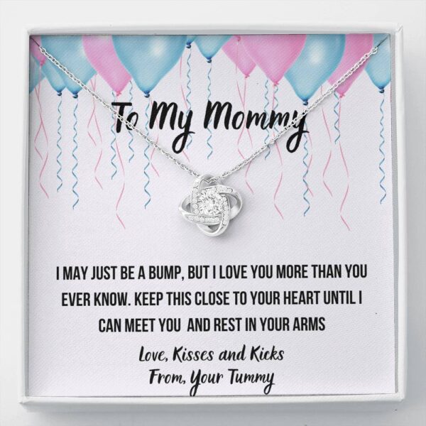 To My Mommy "Celebration" Love Knot Necklace Gift Set