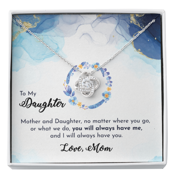 Gift For Daughter - Love Knot Necklace