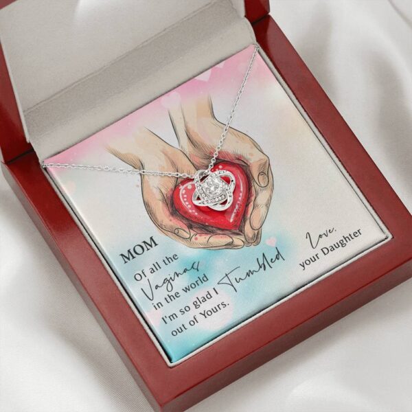 Mothers Day Funny Gifts For Mom From Daughter Necklace