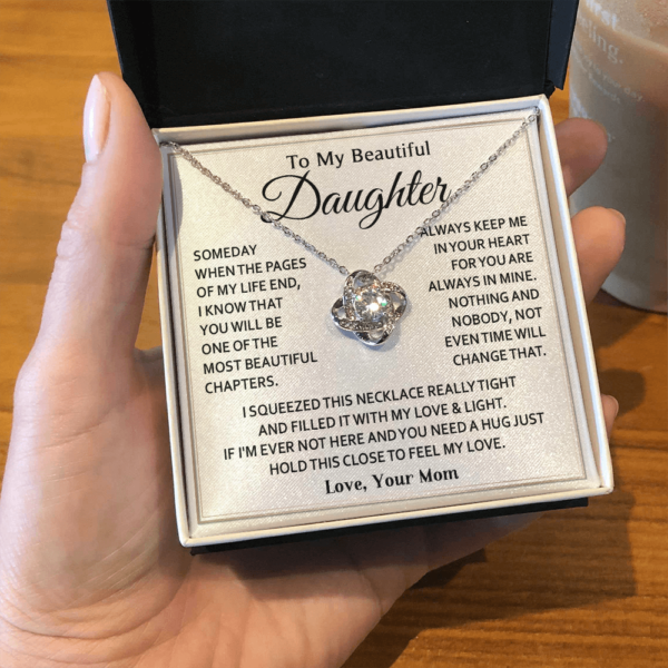 Daughter Necklace From Mother To Daughter, Gifts For Daughter From Mom, Jewelry For Daughter From Mother