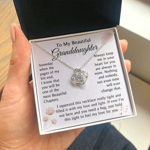 Granddaughter Necklace Gifts For Granddaughter, Granddaughter Gifts From Grandma Grandpa Nana