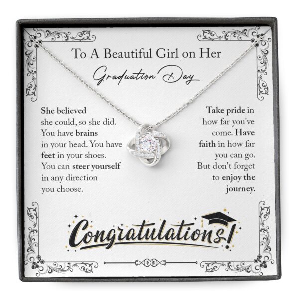 Graduation Gifts Necklace, Graduation Gifts For Her, College Graduation Gift For Girls Daughter Granddaughter Niece, Class Of 2022 Graduation Gift Jewelry, Graduation Necklace With Message Card