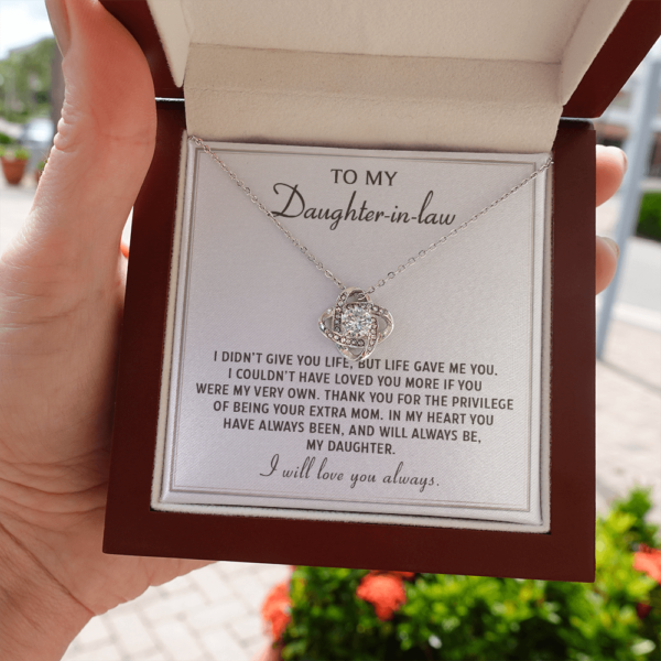 Daughter In Law Necklace, Daughter In Law Gifts From Mother In Law