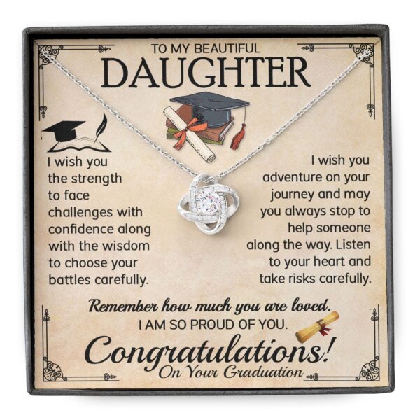 Graduation Necklace Gifts For Daughter From Mom And Dad To Daughter Gifts Necklace, College Graduation Gifts For Girls, Class Of 2022 Graduation Gifts, Graduation Necklaces With Message Card