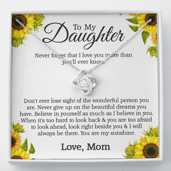 Daughter Necklace From Mom To Daughter