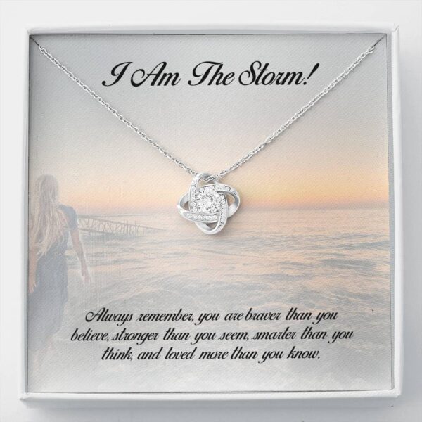 I Am The Storm  | Love Knot Necklace