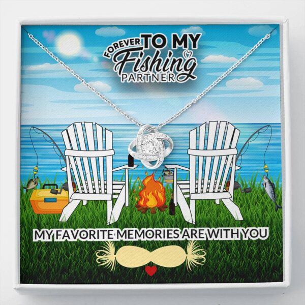 To My Forever Fishing Partner Necklace
