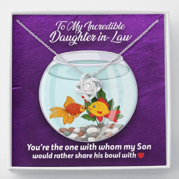 To My Incredible Daughter In-Law Necklace