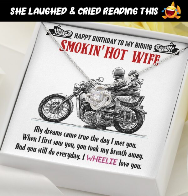 Happy Birthday To My Riding Partner Necklace