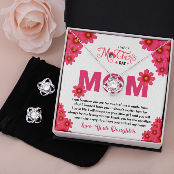 Love Knot Happy Mother Day Necklace