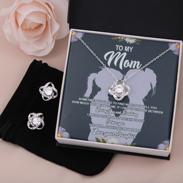 Love Knot Happy Mother Day Necklace