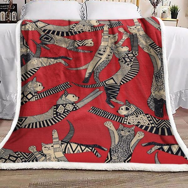 Cats Fleece Blanket Sherpa Blanket