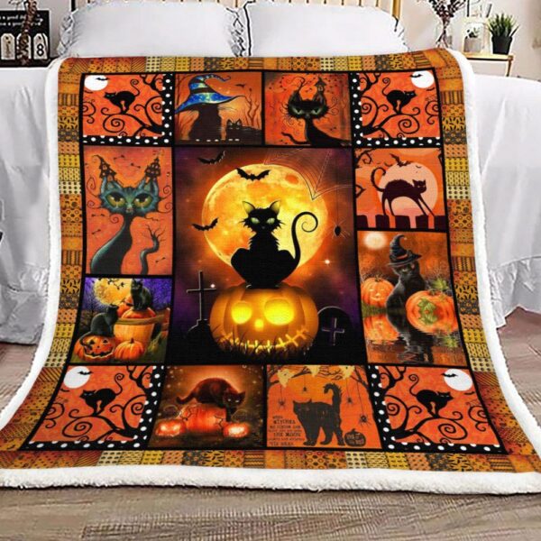 Cat Fleece Blanket Sherpa Blanket