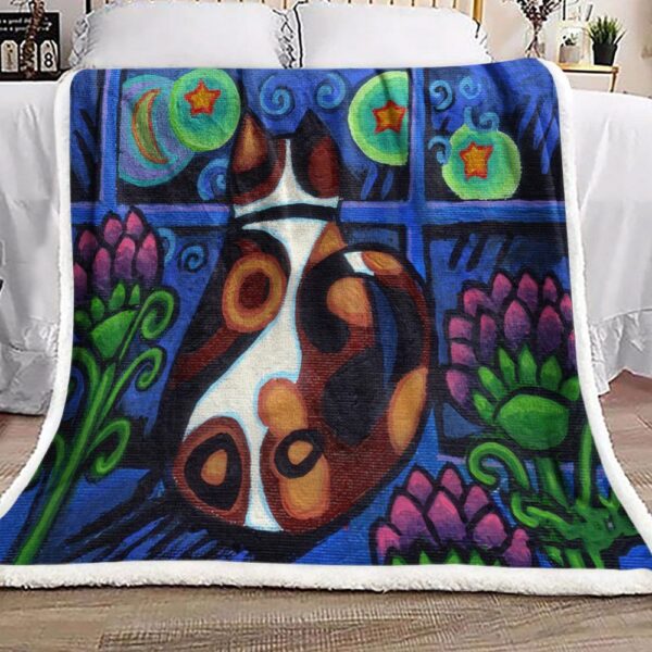 Cat Fleece Blanket Sherpa Blanket