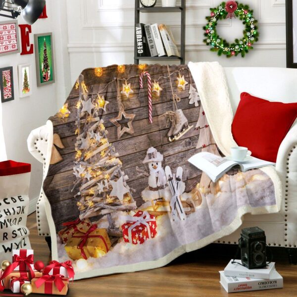 Christmas Fleece Blanket Sherpa Blanket