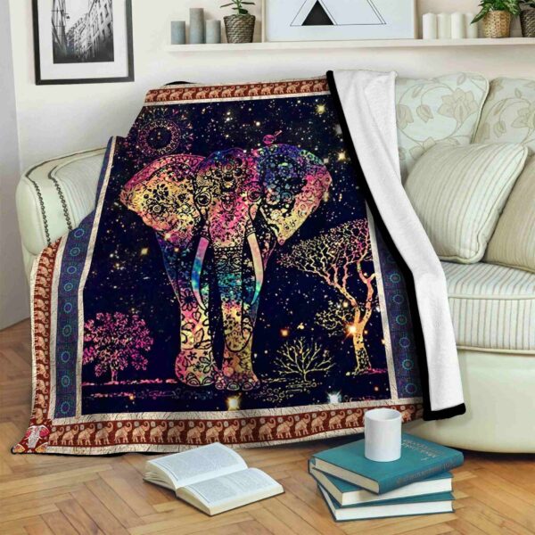 Elephan Fleece Blanket Sherpa Blanket