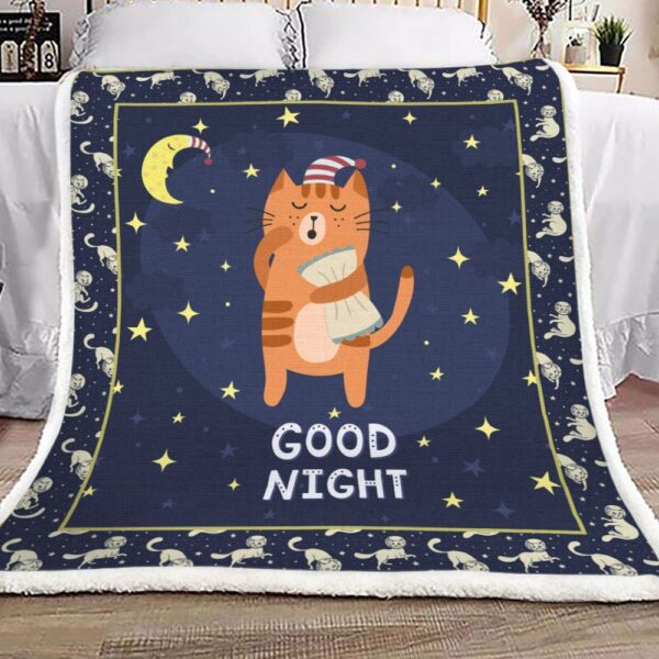 Cat Fleece Blanket Sherpa Blanket