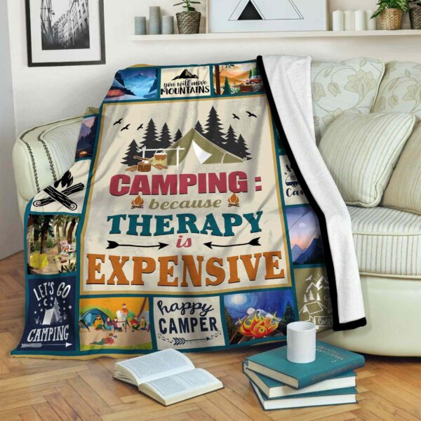 Camping Fleece Blanket Sherpa Blanket