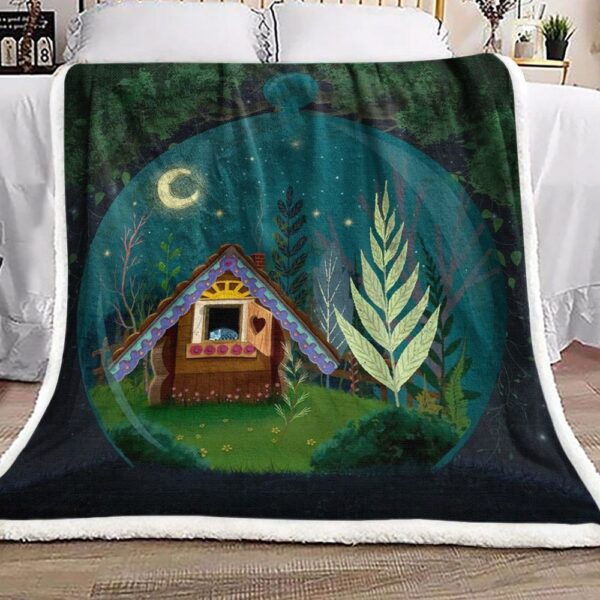 House Camping Cat Fleece Blanket Sherpa Blanket