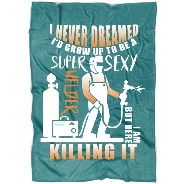 Cool Welder Fleece Blanket Sherpa Blanket