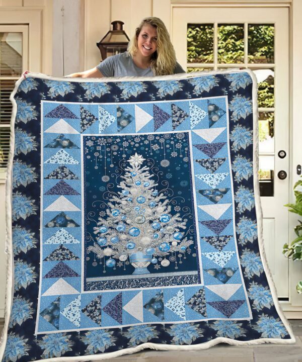 Christmas Tree Fleece Blanket Sherpa Blanket