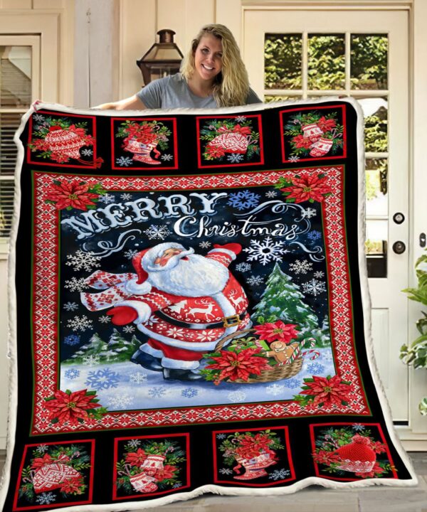 Christmas Fleece Blanket Sherpa Blanket