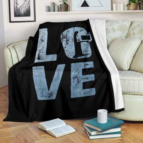 Love Welder Fleece Blanket Sherpa Blanket