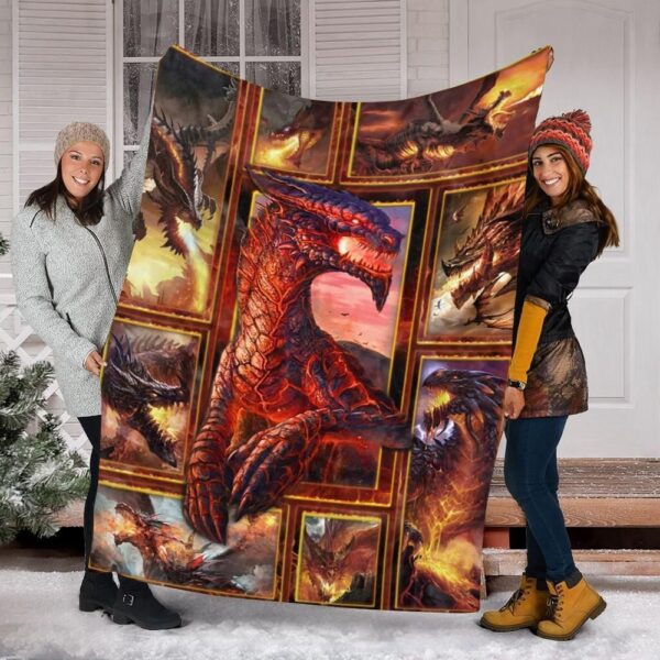 Dragon 3D Fleece Blanket Sherpa Blanket
